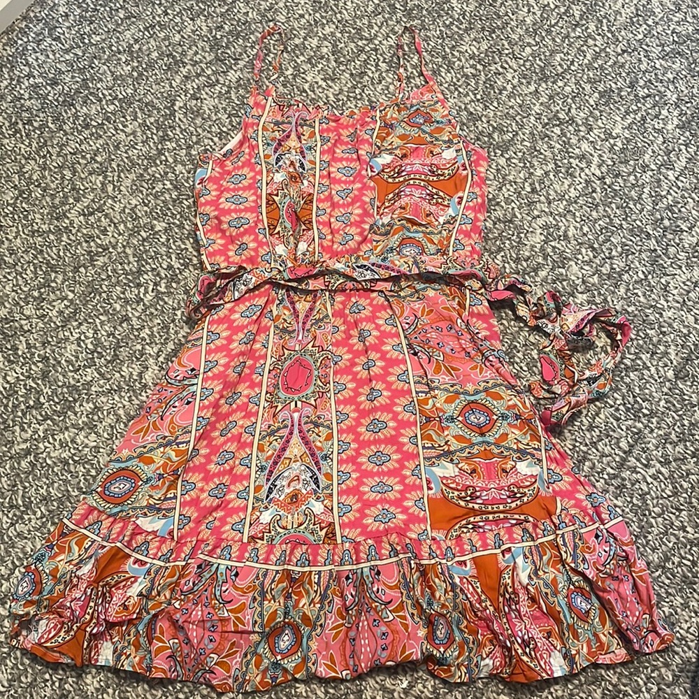 Colorful mini dress